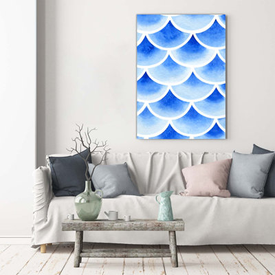 Fish Scales - Wrapped Canvas Print