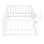 Lit simple - bois de pin blanc, bois de plancher de construction stable pour et