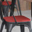 Siège en polyrésine toutes saisons Hucheson pour tabourets et chaises en métal coloré-73434834