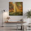  «Into The Wind» par Rich Monet, art mural en métal doré, 36 po x 36 po-1492073918