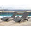 Ensemble de chaises longues inclinables 78,5 po Rae-351091505