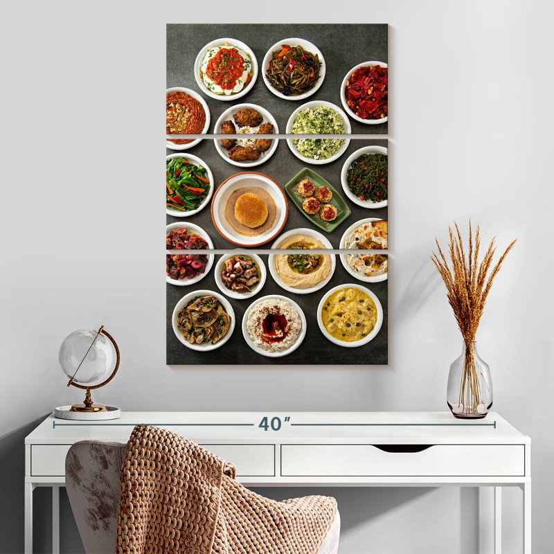 Yarlin Turkish Meze Spread, 32" H x 20" W
