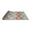 Tapis contemporain rouge / vert-1759528578