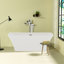 Baignoire de trempage autoportante en acrylique 55 po. X 28 po.
