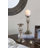D4.5 Gold Aluminum Pillar Holder With Abstract Lady Design