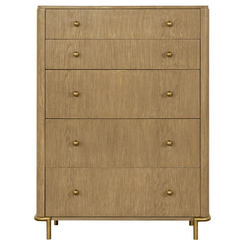 Commode rectangulaire 5 tiroirs Sand Wash