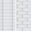 Carreau de céramique biseauté 4 "x 12" Santorini Loft-36953374