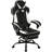 Inbox Zero Adjustable Reclining Ergonomic Swiveling PC & Racing Game Chair with Footrest-1501476940