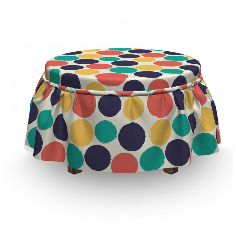 Box Cushion Ottoman Slipcover
