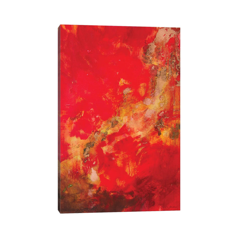 Toile métallique Stepreix - Série cuivre et rouge II par Jennifer Gardner