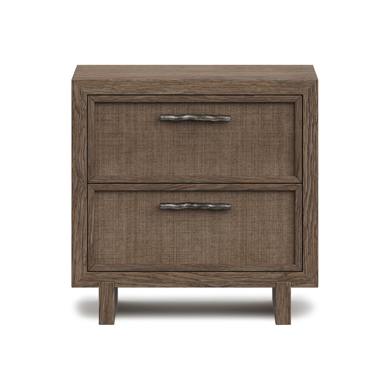 Casa Paros 2 - Drawer Solid Wood Nightstand