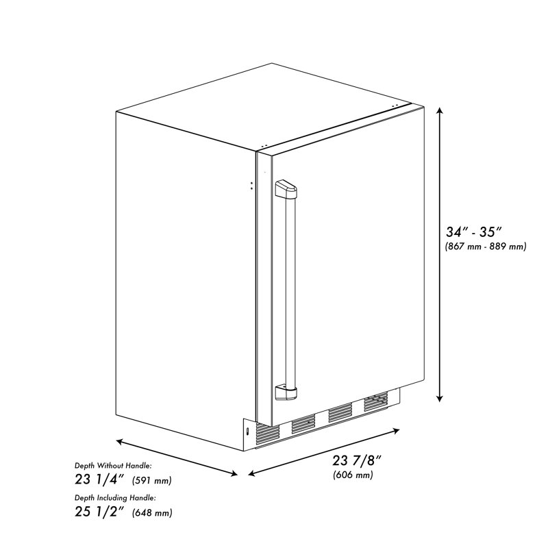 151 Cans (12 oz.) 5.2 Cubic Feet Beverage Refrigerator, Stainless Steel