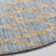Montserrat Hand Woven Jute/Cotton Geometric Rug in Light Blue/Gold