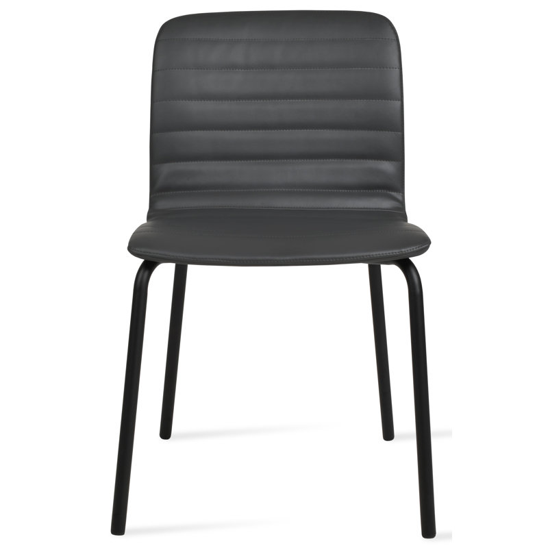 Isa Metal Side Chair, Gray