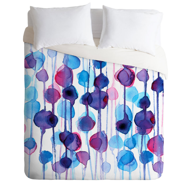 CMYKaren Polyester Abstract Duvet Cover, Queen, Lightweight