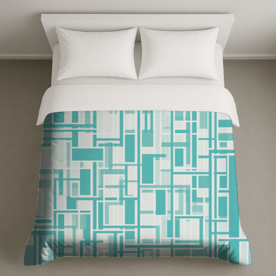 Housses de couette rectangulaires bleues