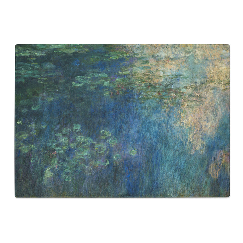 Water Lilies Lily Pond Vol.21 by Claude Monet Chopping Board, 0.4cm H x 28.5cm W x 39cm L