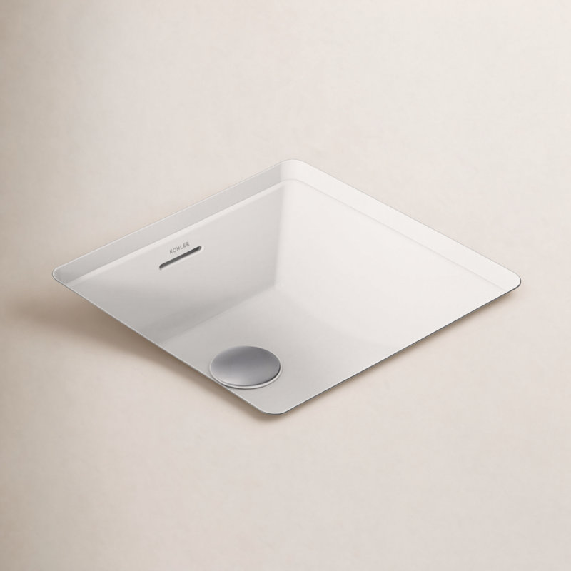 Brazn Square Undermount Bathroom Sink