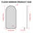 Arch Full Length Metal Frame Floor Standing Mirror For Bedroom, Living Room, Dressing-1852254198