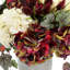 Thistle, Hydrangea and Ivy in Stone Pot