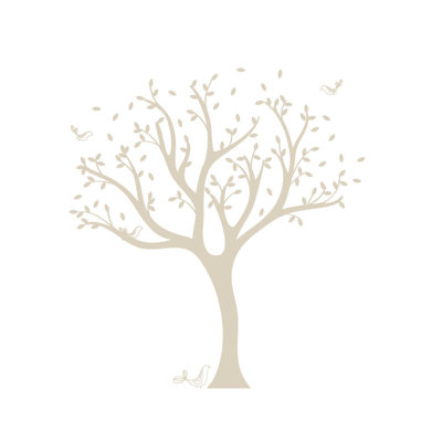 Décalcomanie murale arbre tweet