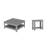 Weddel Basilico Transitional Coordinated 2 Piece Living Room Table Set-1848297354-1848297356-1847702886