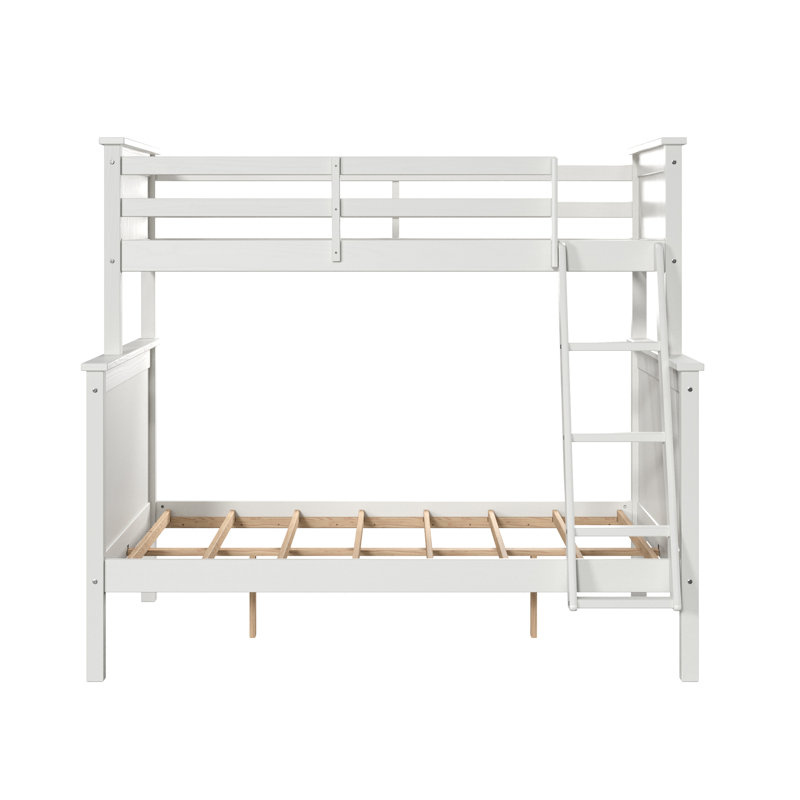 Fermon Solid Wood Bunk Bed, White