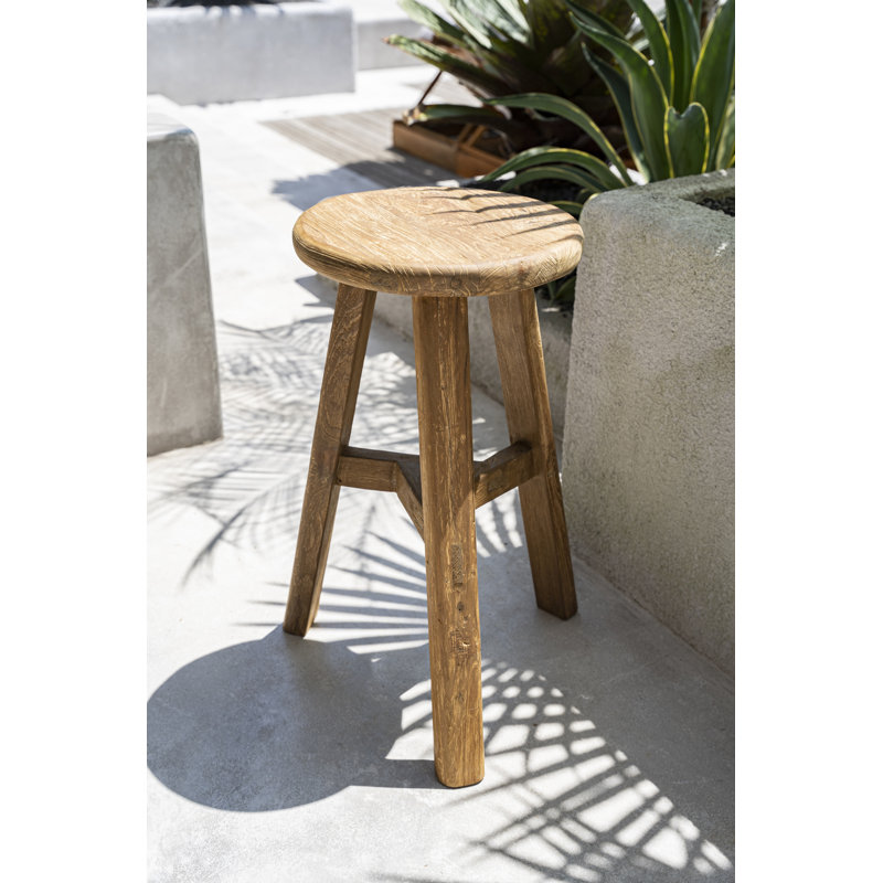 Bowmin Counter Stool with Solid Wood Frame