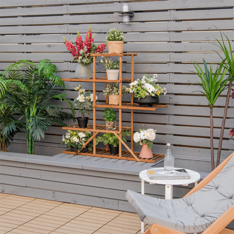 Amonie Wood Plant Stand, Wood