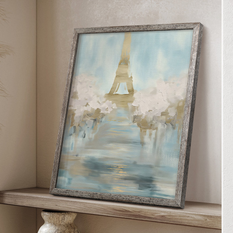 Reproduction encadrée FLORAL Series Dxxvii - bois massif, H 15 po x l 12 po