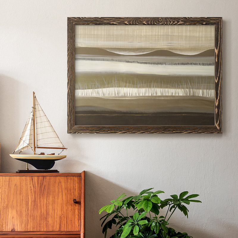 Let in the Light - Toile tendue avec châssis rustique, Noyer, H 14 po x l 20 po x P 1,5 po
