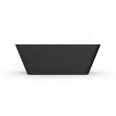 67 Inch Freestanding Solid Surface Soaking Bathtub For Bathroom