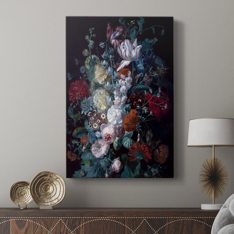 Splendides fleurs - Cavas enveloppés de galerie, H 27 po x l 18 po