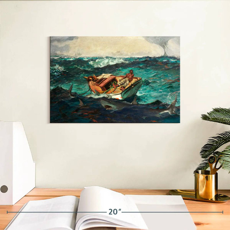 Leisha, le Gulf Stream 1899, H 8 po x l 12 po