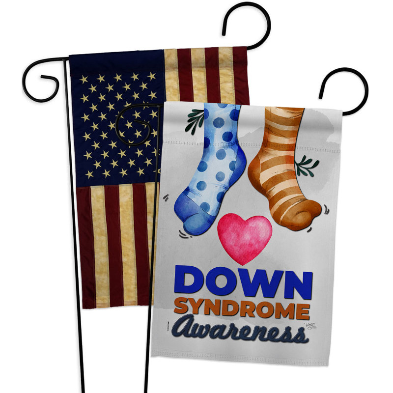 Double Sided 18.5 in. H x 13 in. W Polyester Garden flag