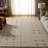 Juliam Hand Tufted Wool/Cotton Geometric Rug in Beige/Rust-408537352