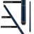Action VAL33 Value Series Blue Stain Pool Cue - 18oz-50473708