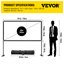 Écran de projection portable d'extérieur VEVOR