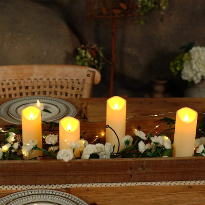 Unscented Flameless Pillar Candle
