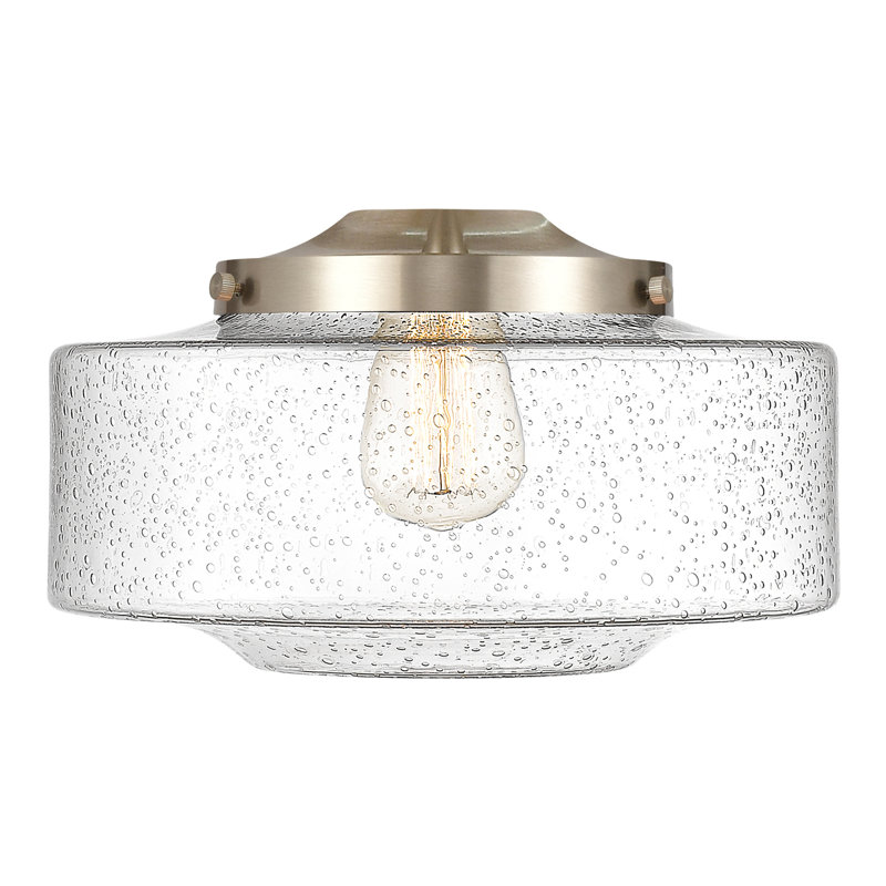 Franklin Restoration - Lainee - 1 Light 12" Stem Hung Mini Pendant - Bulb Not Included -Rubbed Bronze Finish, Seedy