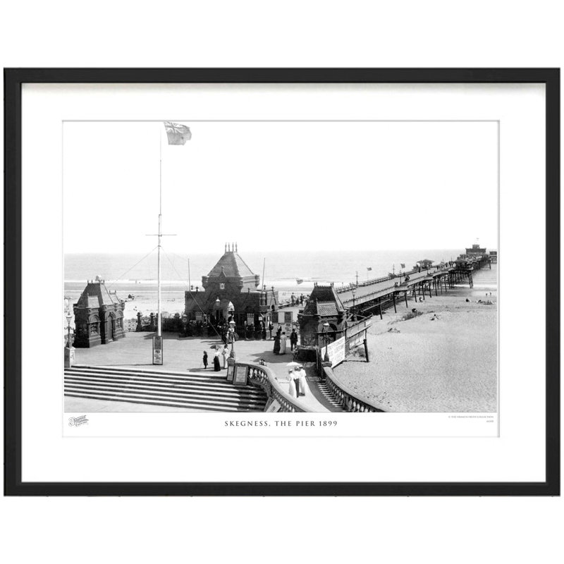 Skegness, The Pier 1899 - Single Picture Frame Print, 43.5cm H x 53.4cm W x 2.3cm D