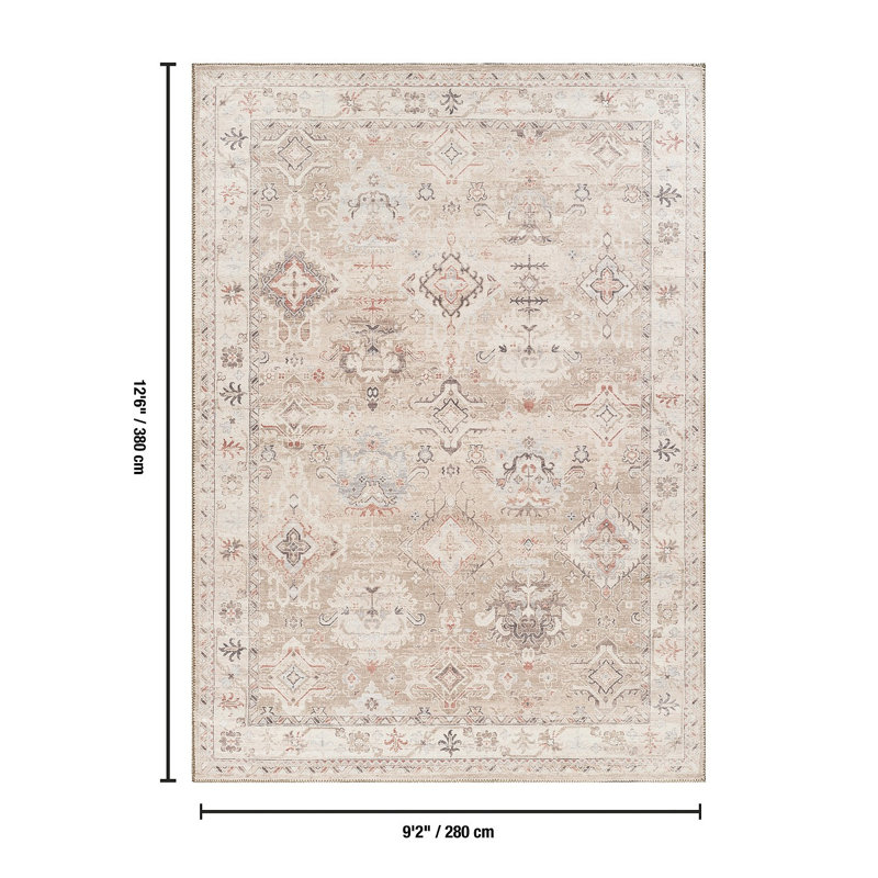 Tapis Oxford, Rectangle 9 pi 2 po x 12 pi 6 po