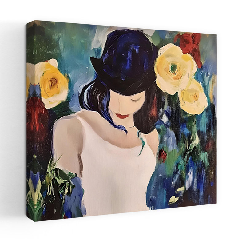 Art contemporain Portrait contemporain, H 48 po x l 48 po