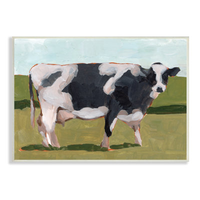 Country Farm Cow Grazing Cattle Traditional Painting Graphic Art -  Stupell Industries, ai-732_wd_10x15