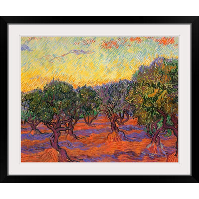 " Grove of Olive Trees " by Vincent Van Gogh Print