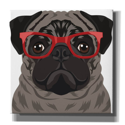 "Carlin portant des lunettes de hipster 3" par Furbaby Affiliates