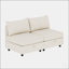 Canapé modulaire modulaire, siège convertible avec rangement et canapé modulaire