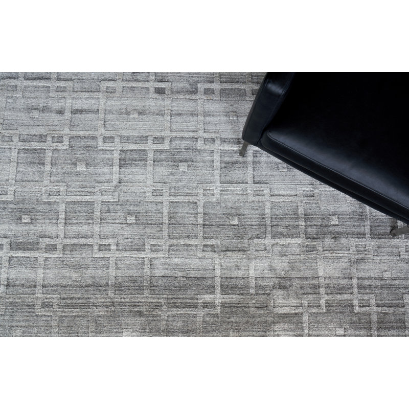 Castelli Geometric Area Rug in Gray, Rectangle 8' x 10'