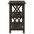 Deep Merlot Console Table with 2-shelf