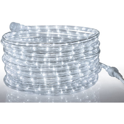 24-ft LED Outdoor Rope Light - Flexible, Linkable & Waterproof Tube Light for Home Décor